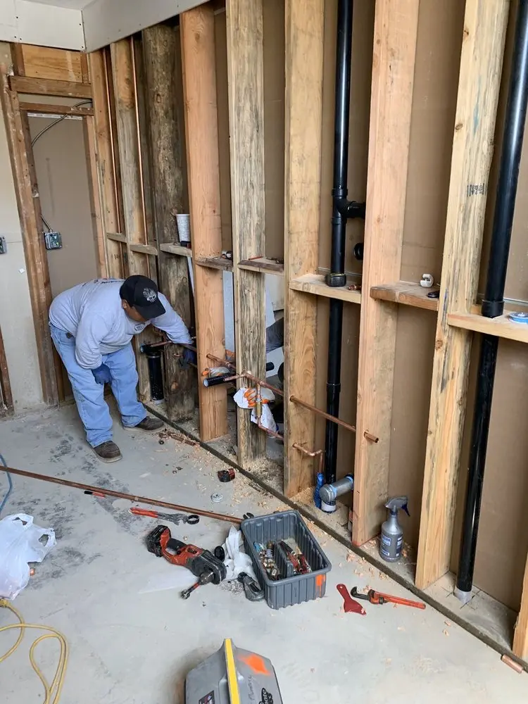 Commercial rough-in plumbing for Water Heater Replacement in Long Reach
